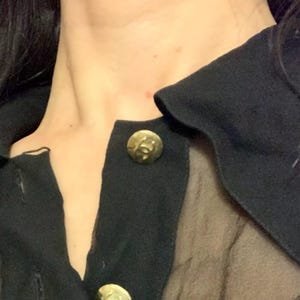 CHANEL Blouse-Vintage Chanel black blouse